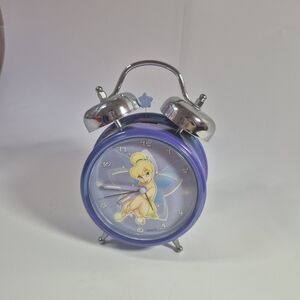 Disney‎ Purple and Silver Tinker Bell Wall Clock